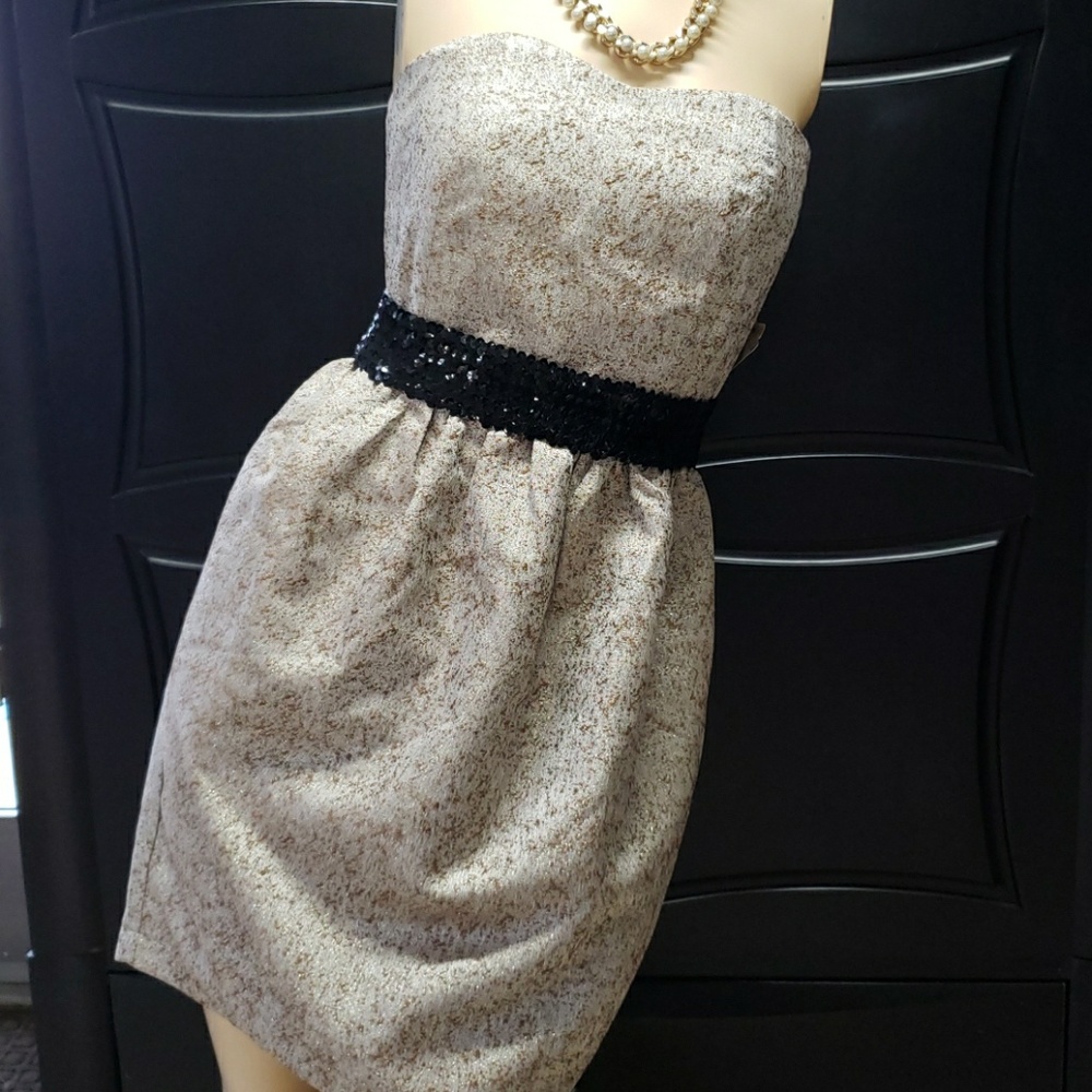 Lucy & Co. Strapless sweetheart dress size small